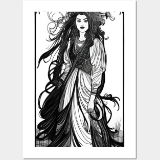 Hecate Wiccan Goddess Magick Moon Witchcraft Pagan Paganism Pretty Witch Posters and Art